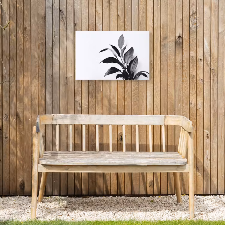 Buiten canvas - Plant - Bladeren - Minimalistisch - Zwart — 3
