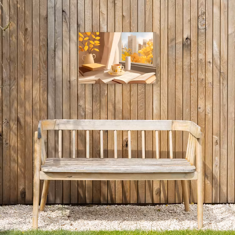 Buiten canvas - Thee - Boek - Thee - Herfst — 3