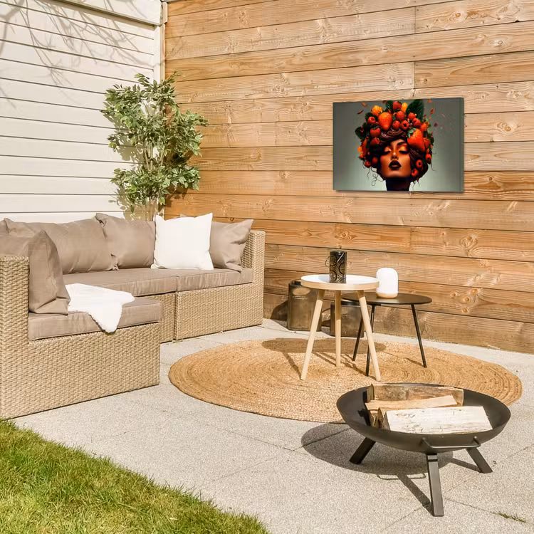 Buiten canvas - Vrouw - Chocolade - Frambozen - Aardbeien - Koekjes — 5
