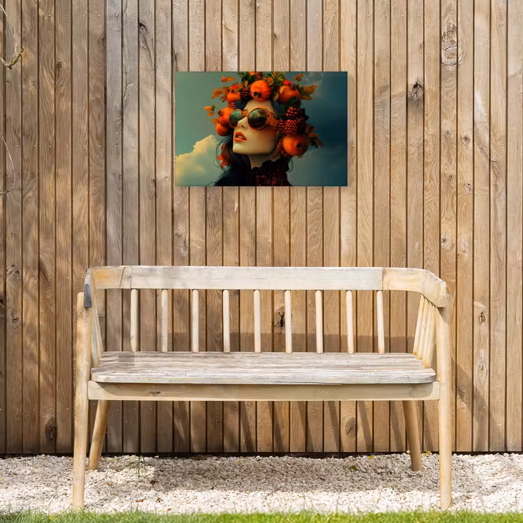 Buiten canvas - Vrouw - Granaatappel - Herfst - Zonnebril — 3