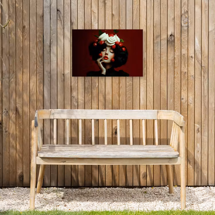 Buiten canvas - Vrouw - Kersen - Slagroom — 3