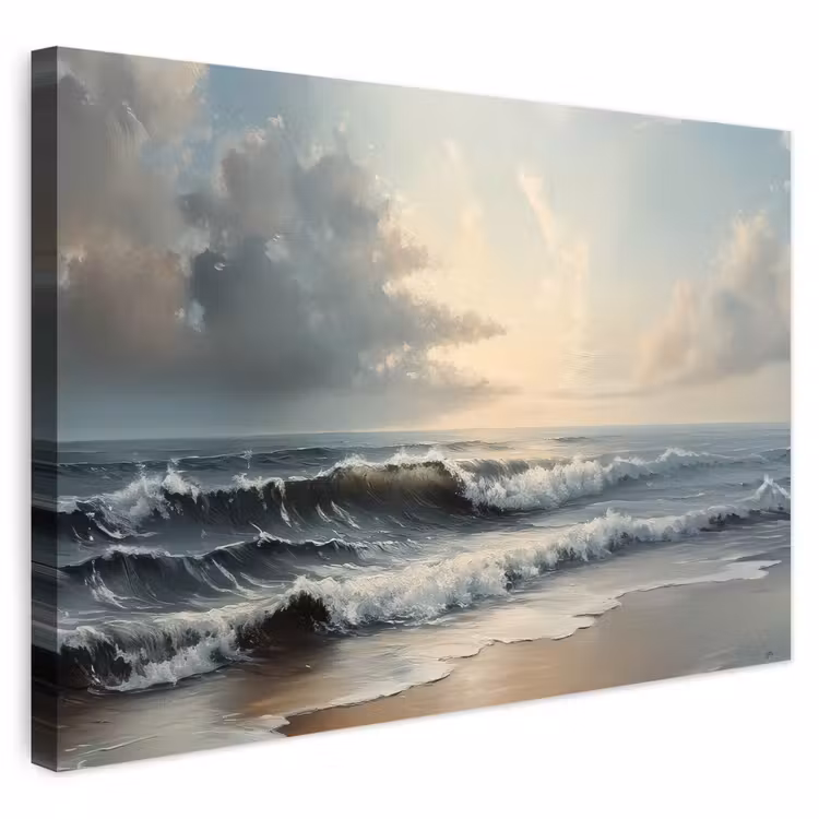Buiten canvas - Strand - Zee - Zonsondergang — 1