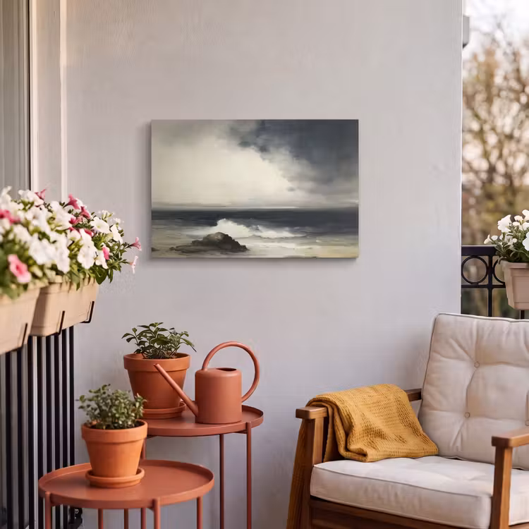 Buiten canvas - Zee - Rotsen - Storm — 4