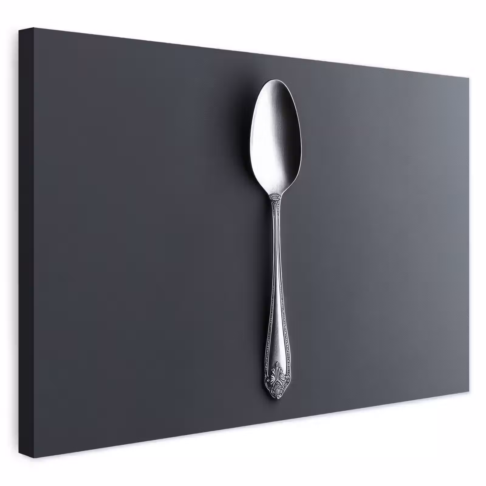 Buiten canvas - Zilver - Metaal - Lepel — 1