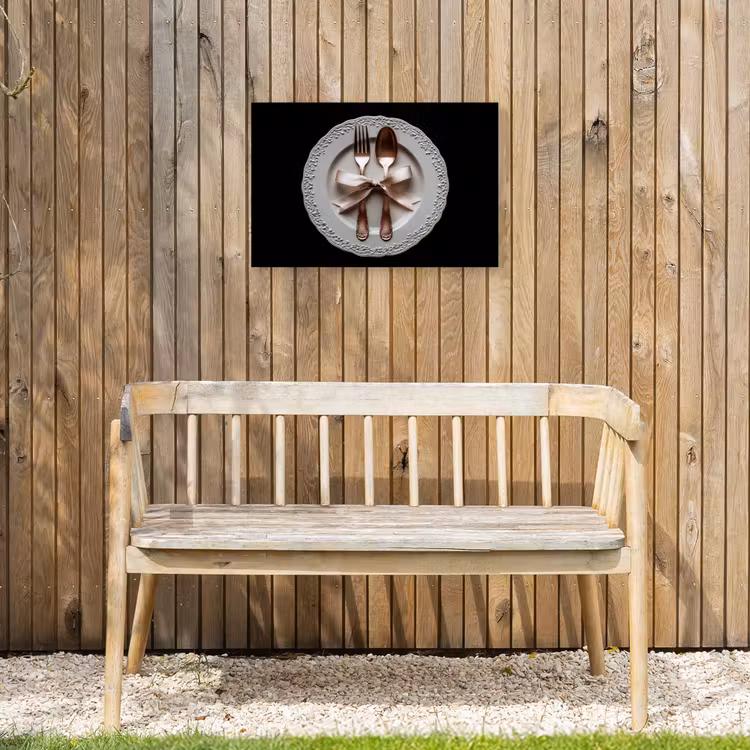 Buiten canvas - Rose - Strik - Bestek — 3