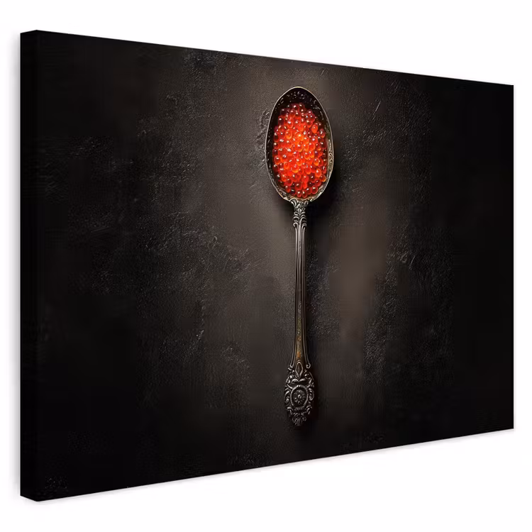 Buiten canvas - Zwart - Lepel - Caviar — 1