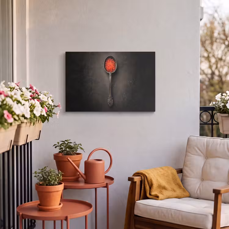 Buiten canvas - Zwart - Lepel - Caviar — 4