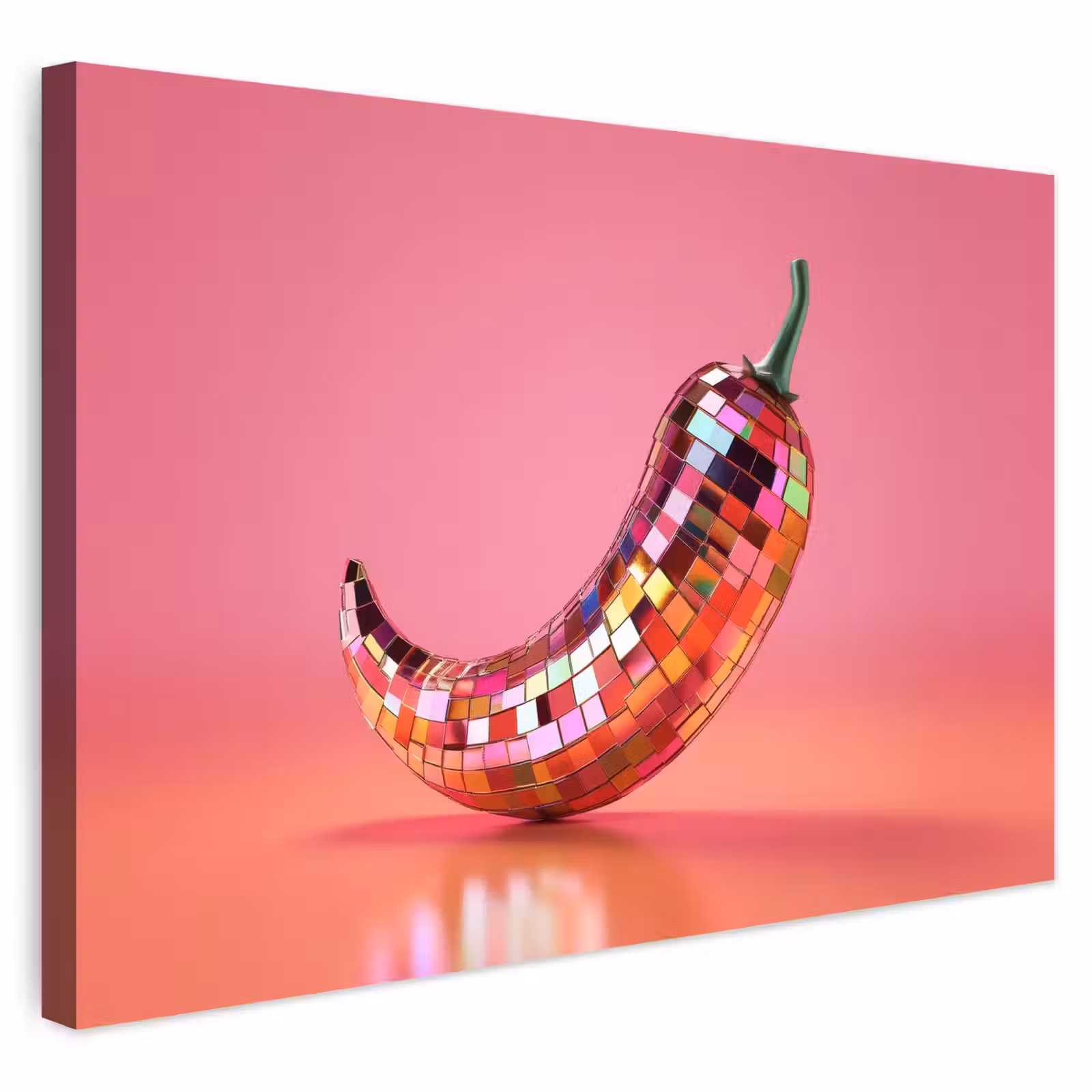 Buiten canvas - Peper - Disco - Rood - Glitter — 1