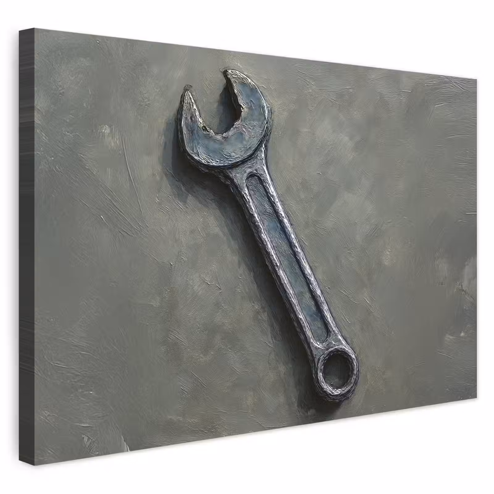 Buiten canvas - Steeksleutel - Schilderij - Gereedschap - Verf — 1
