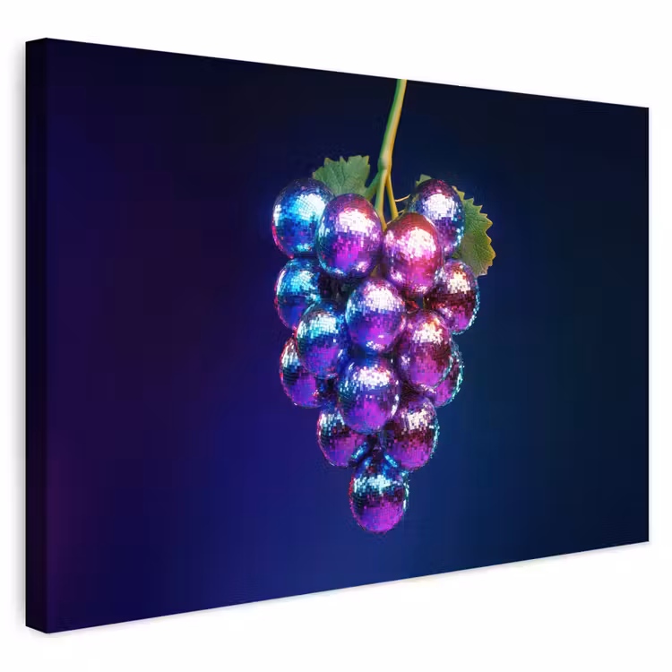 Buiten canvas - Paars - Disco - Feest - Druif — 1