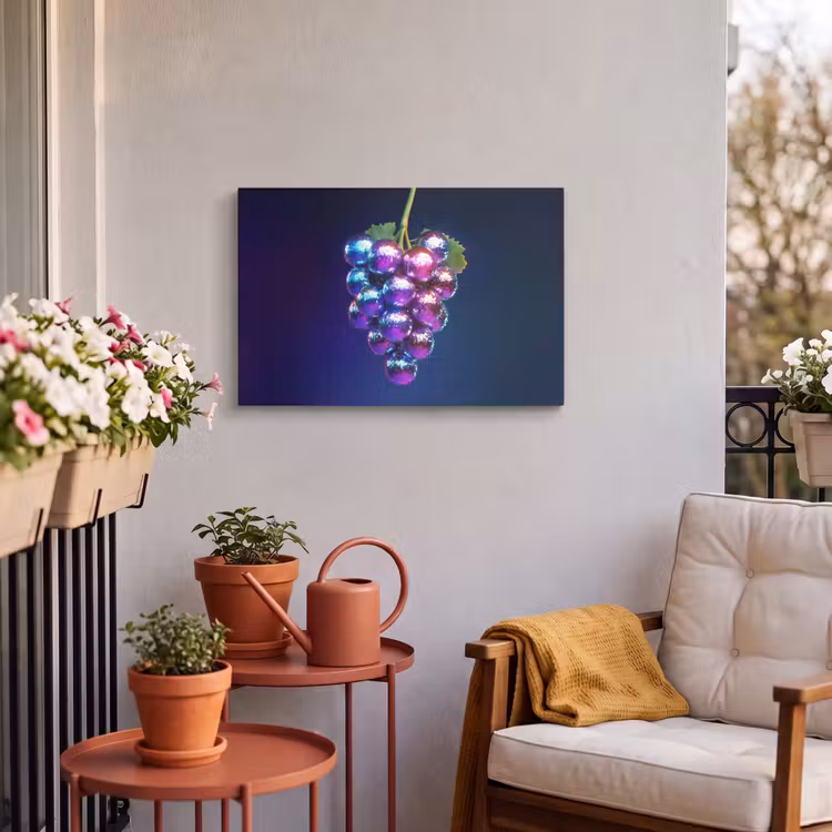 Buiten canvas - Paars - Disco - Feest - Druif — 4