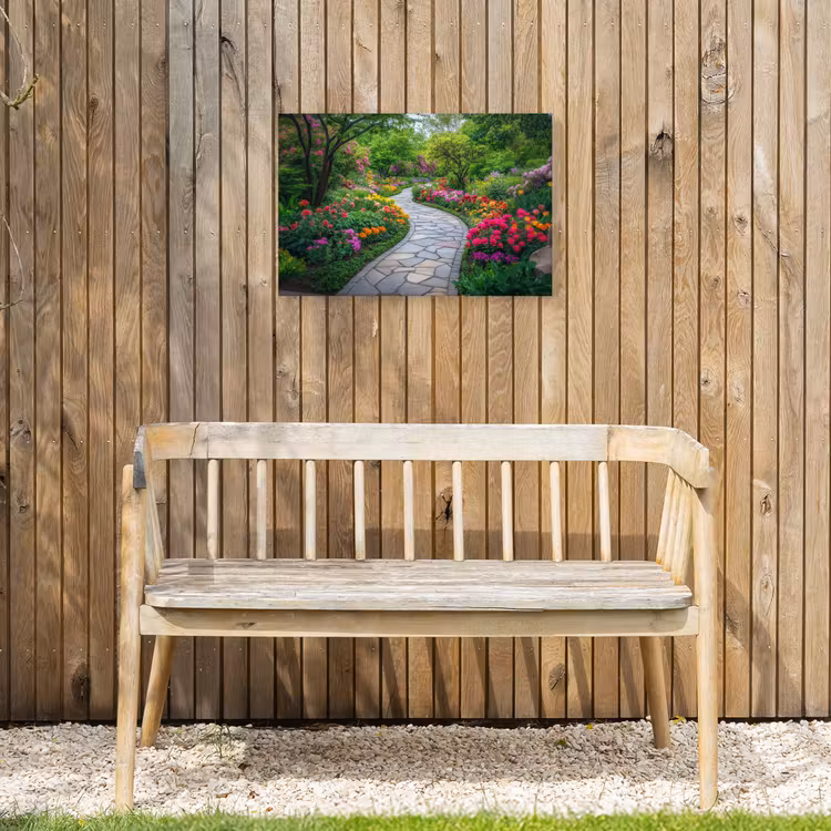 Buiten canvas - Park - Bloemen - Tuin — 3