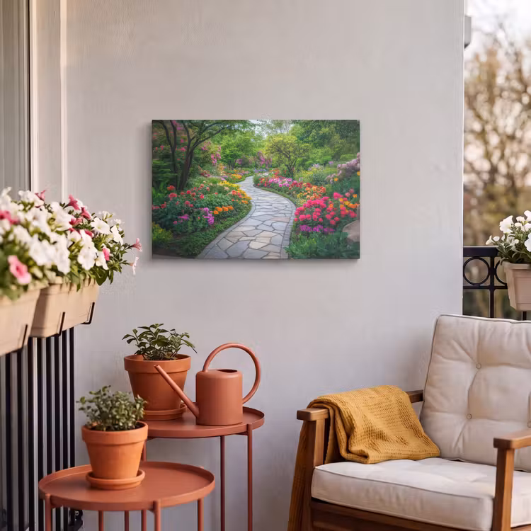 Buiten canvas - Park - Bloemen - Tuin — 4