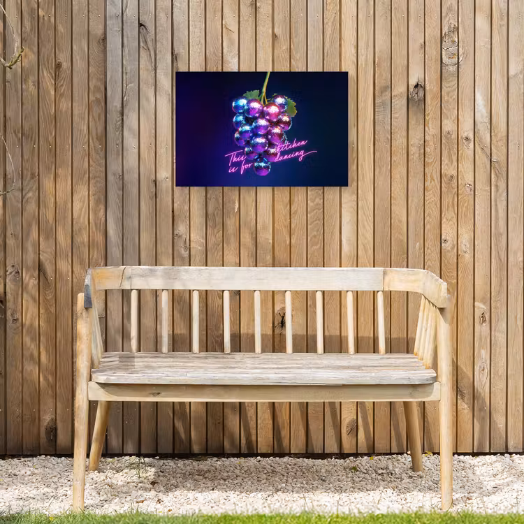 Buiten canvas - Quote - Neon - Disco - Druiven — 3
