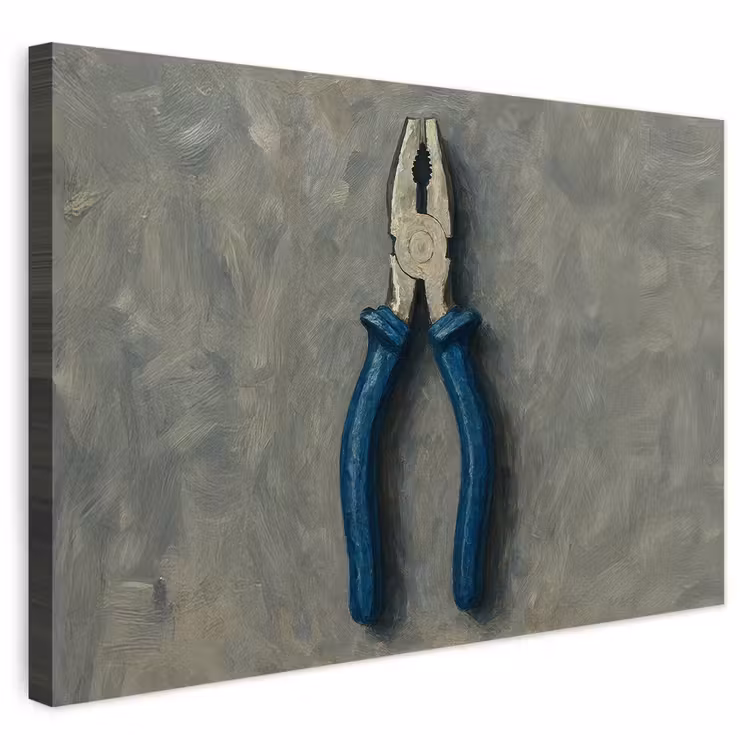 Buiten canvas - Tang - Schilderij - Textuur - Verf — 1