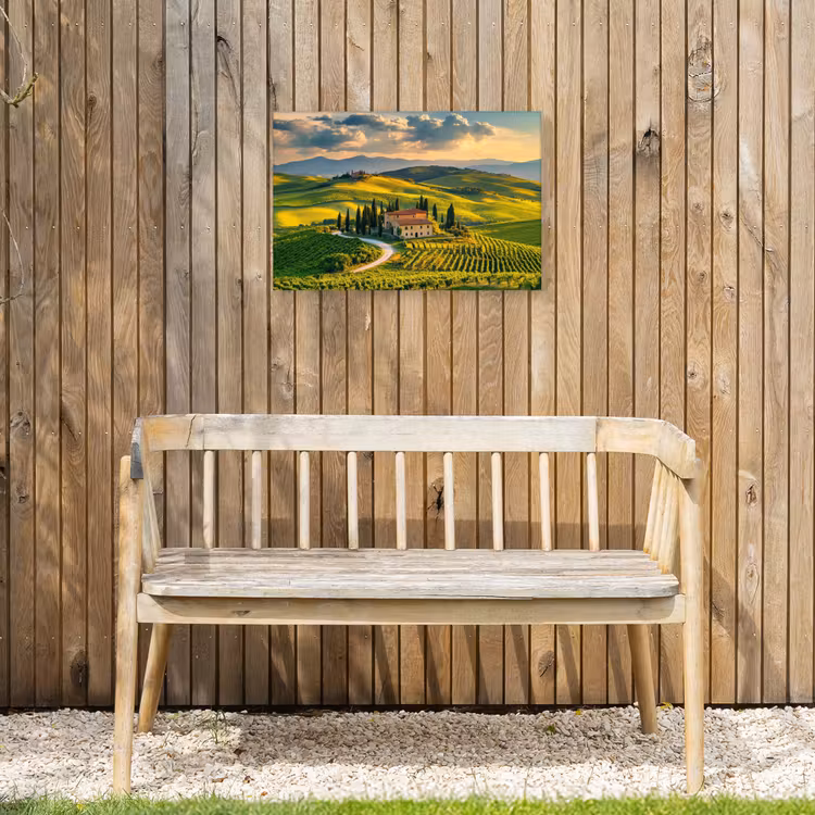 Buiten canvas - Toscane - Landschap - Wijngaarden — 3