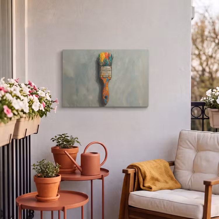 Buiten canvas - Verf - Kwast - Schilderij — 4