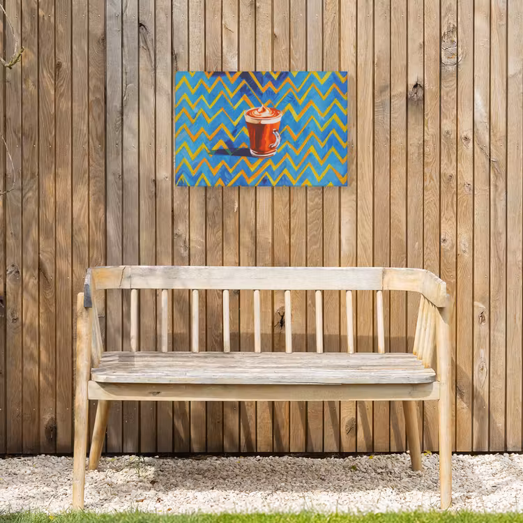 Buiten canvas - Mok - Koffie - Zigzag - Slagroom — 3
