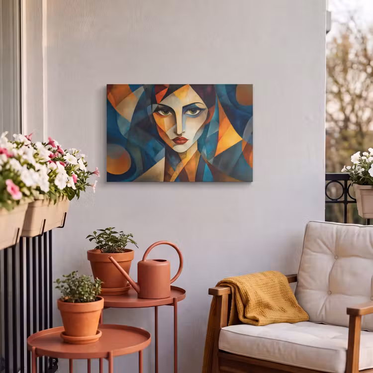 Buiten canvas - Portret - Abstract - Vormen — 4