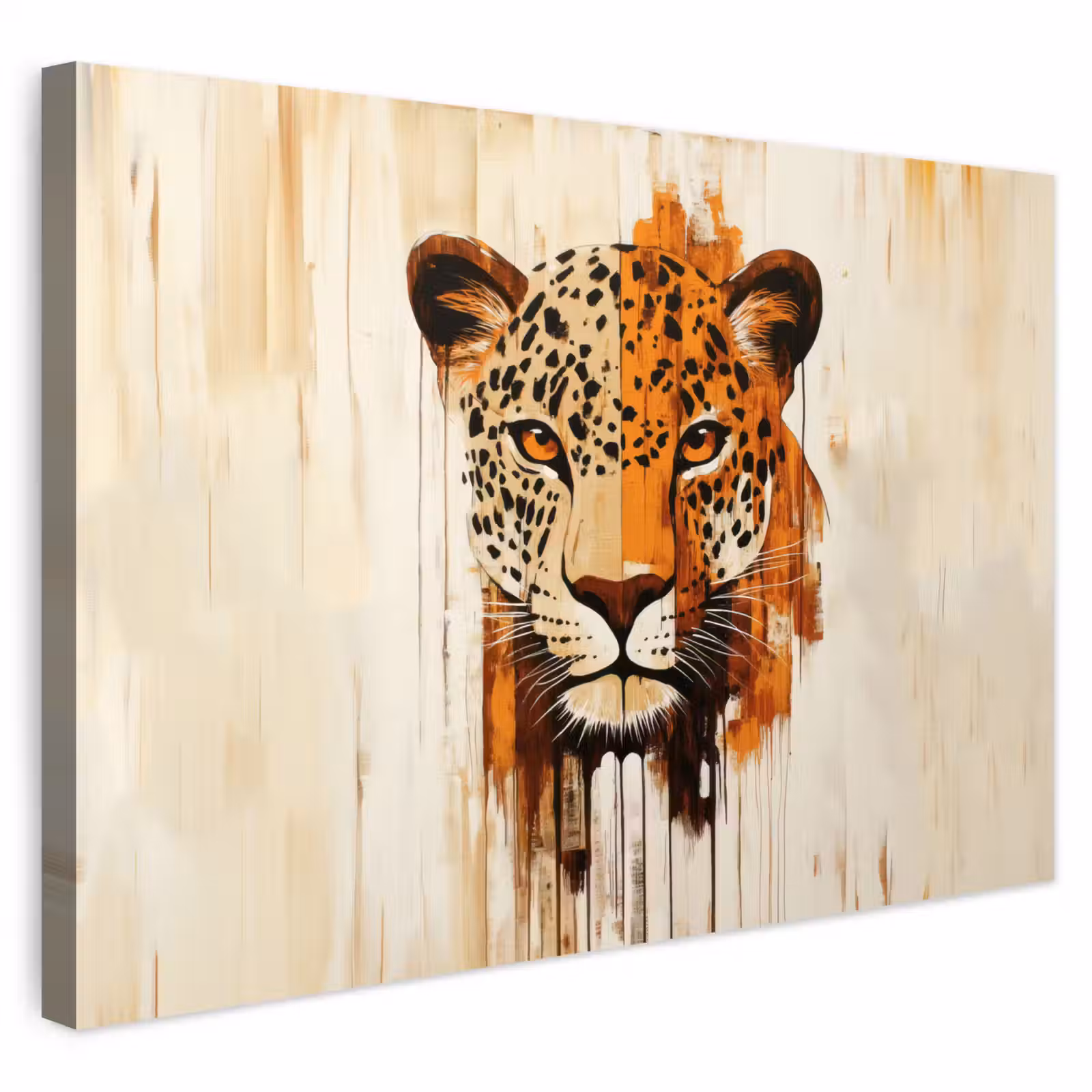 Buiten canvas - Luipaard - Symmetrisch - Strepen — 1