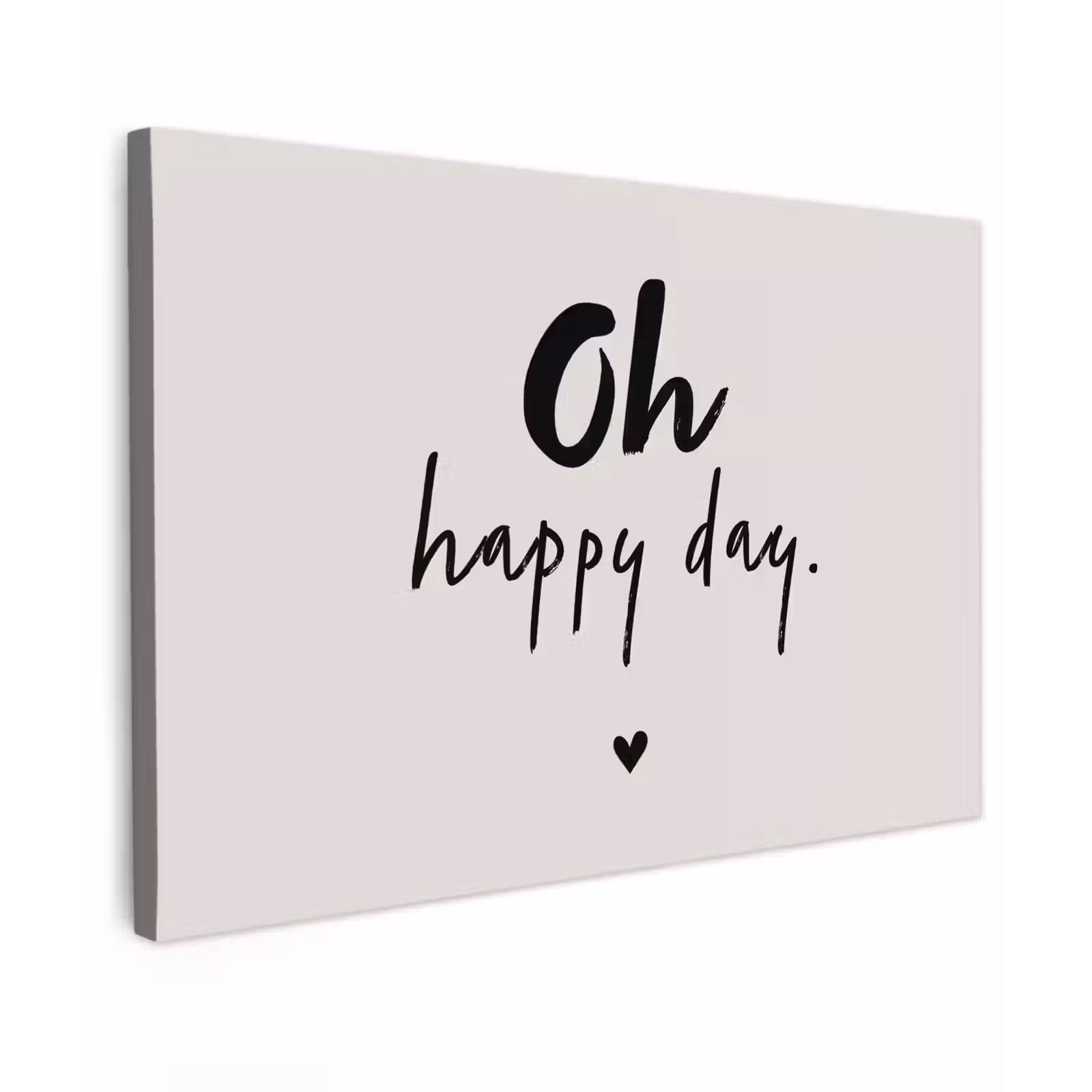 Buiten canvas - Tekst - Oh happy day - Quotes - Blij — 1