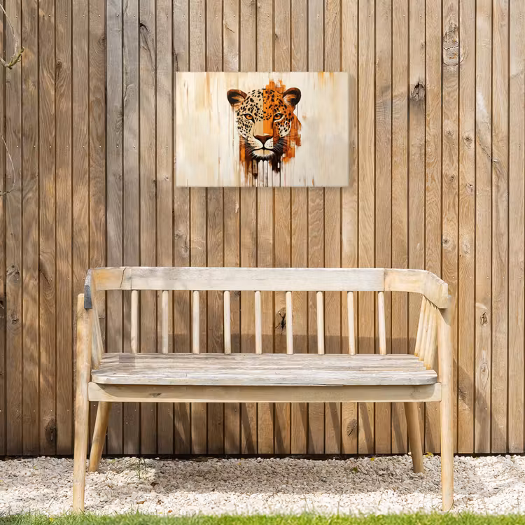 Buiten canvas - Luipaard - Symmetrisch - Strepen — 3