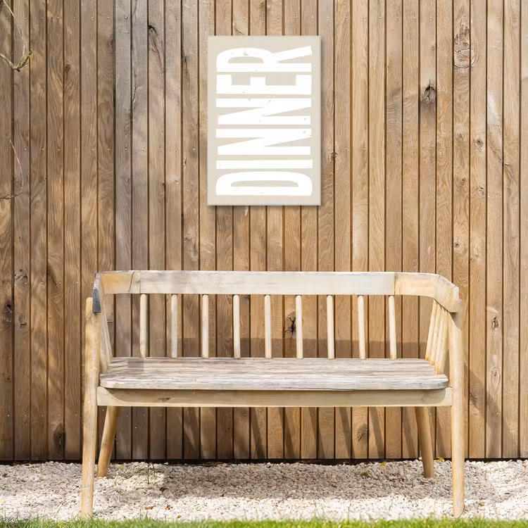 Buiten canvas - Vintage - Beige - Japandi - Wit — 3
