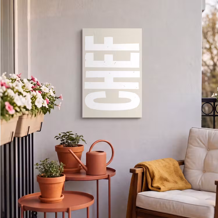 Buiten canvas - Wit - Chef - Decoratie - Japandi — 4