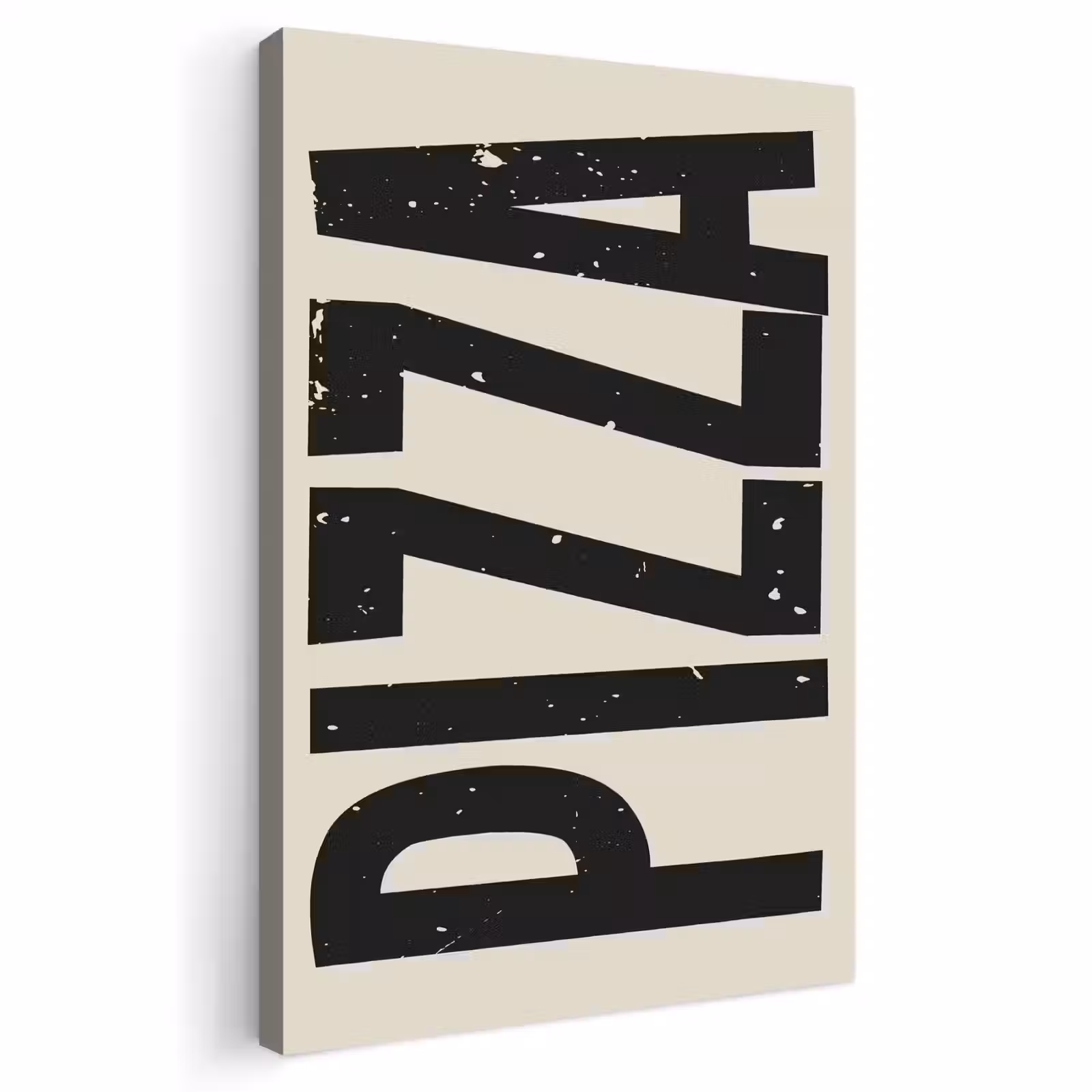 Buiten canvas - Pizza - Decoratie - Japandi - Vintage — 1