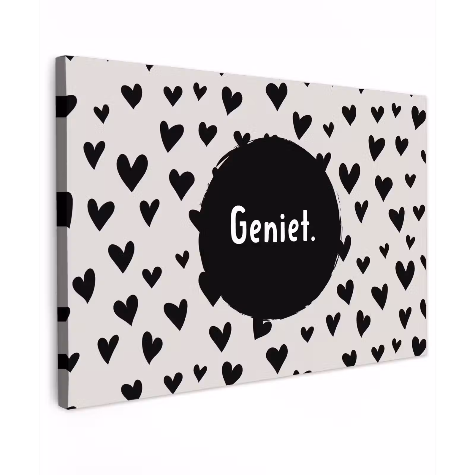 Buiten canvas - Quotes - Hartje - Tekst - Geniet — 1