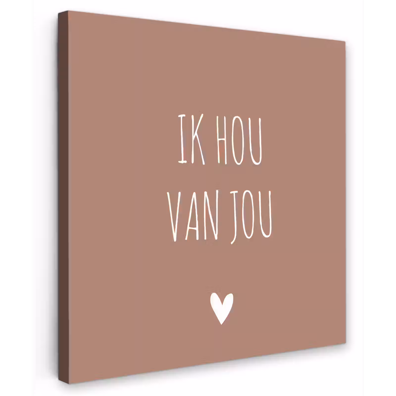 Buiten canvas - Quotes - Ik hou van jou - Spreuken — 1