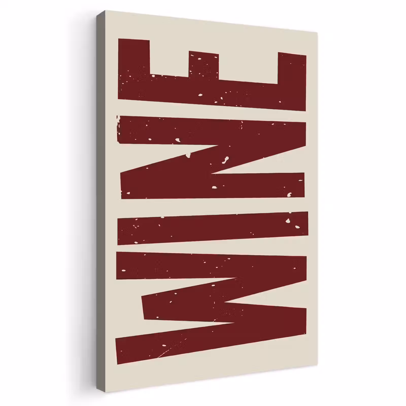 Buiten canvas - Wine - Red - Decoratie - Japandi — 1