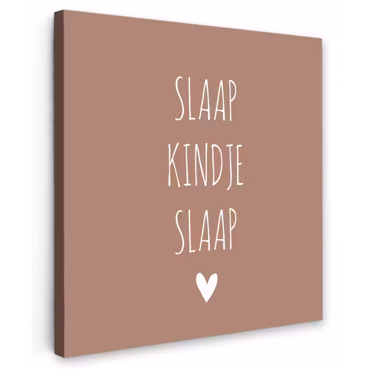 Buiten canvas - Slaap kindje slaap - Quotes - Spreuken — 1