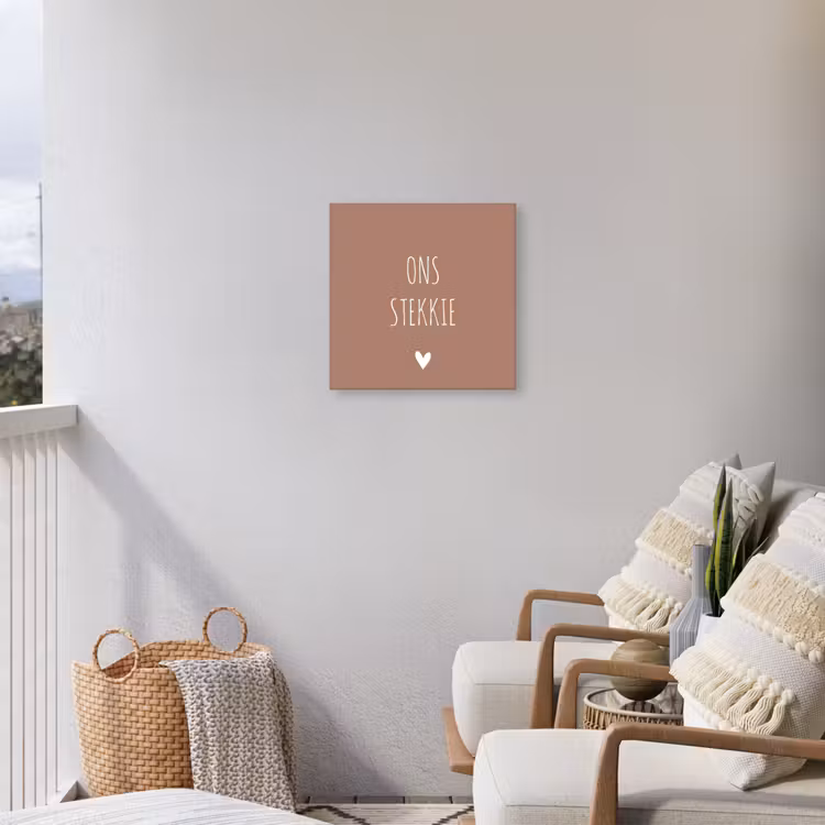 Buiten canvas - Spreuken - Ons stekkie - Quotes — 4