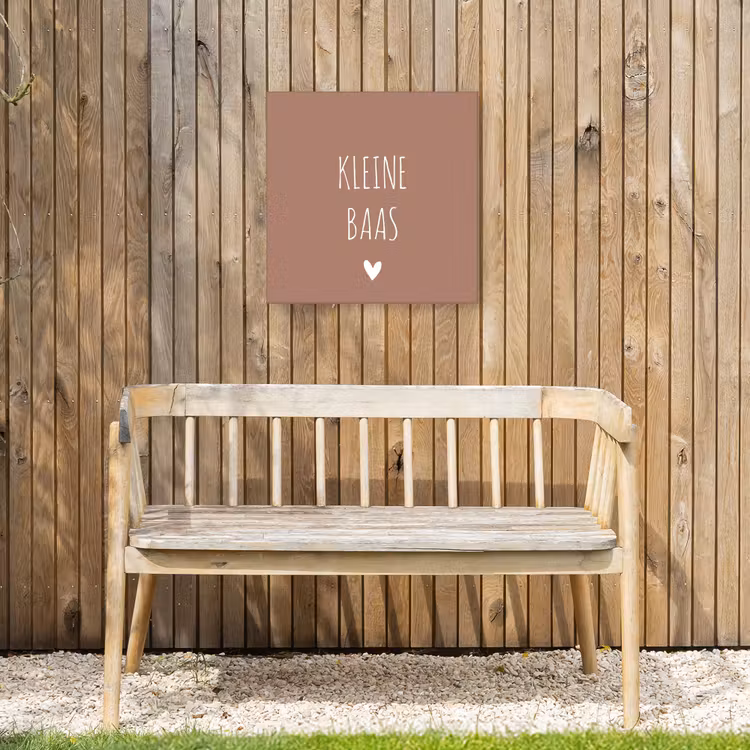 Buiten canvas - Spreuken - Quotes - Kleine baas — 3
