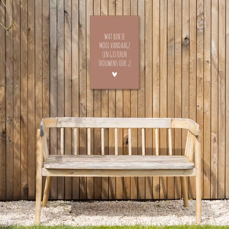 Buiten canvas - Wat ben je mooi vandaag - Quotes - Spreuken — 3