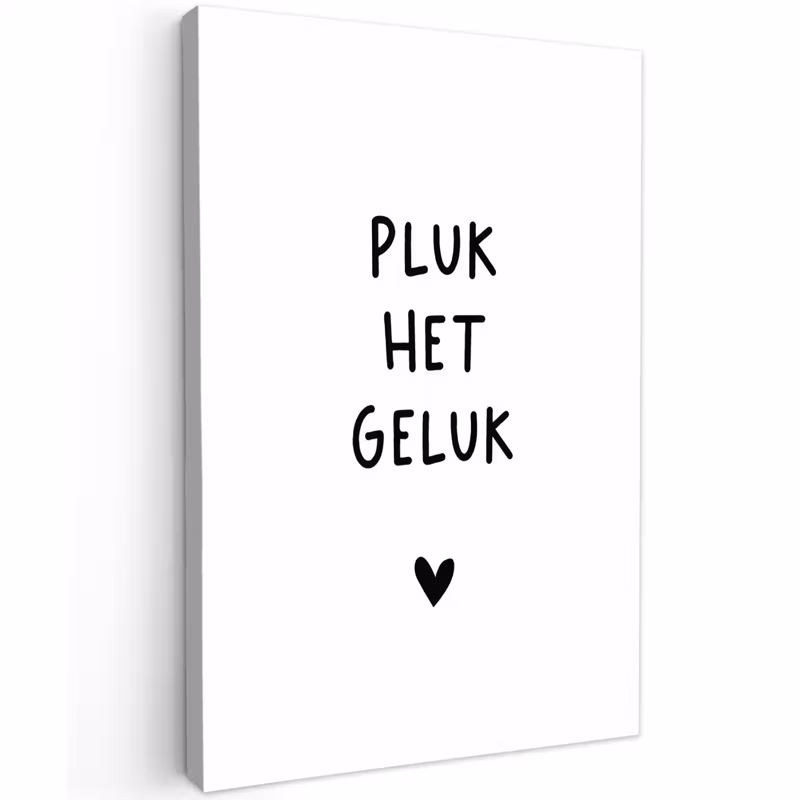 Buiten canvas - Pluk het geluk - Quotes - Spreuken — 1