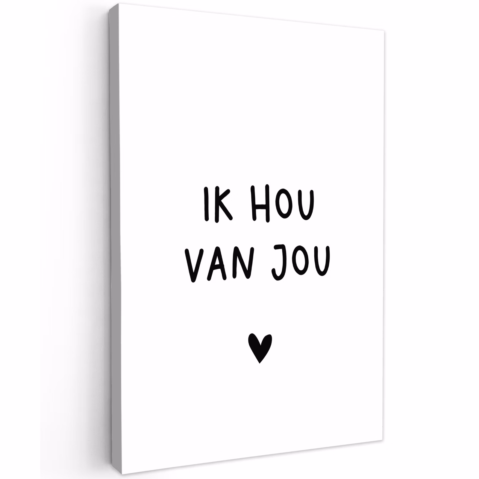 Buiten canvas - Quotes - Ik hou van jou - Spreuken — 1