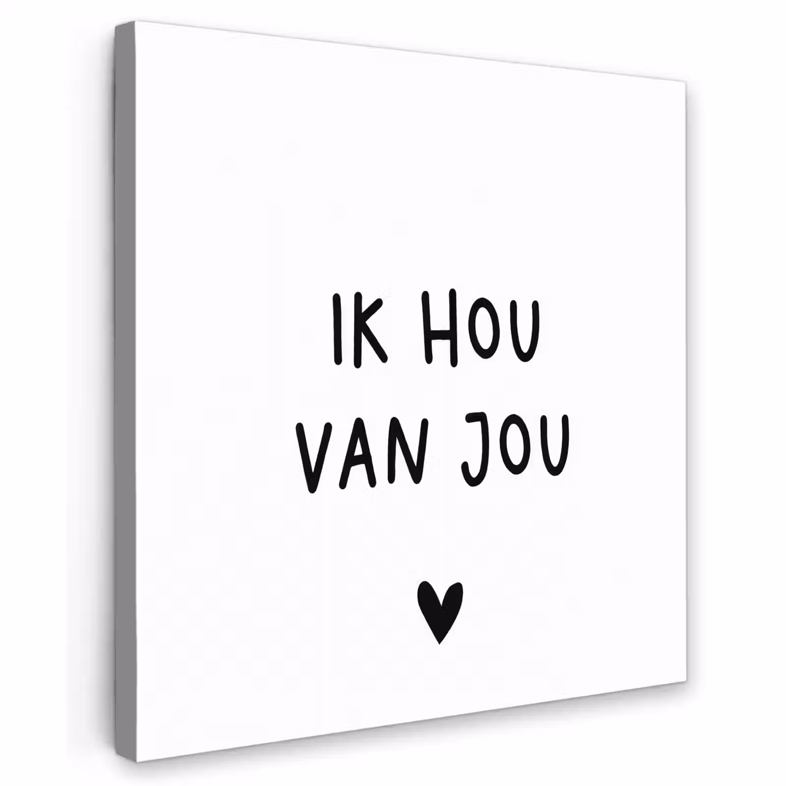 Buiten canvas - Spreuken - Ik hou van jou - Quotes — 1