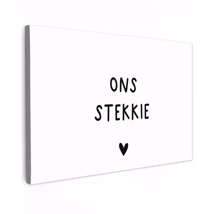 Buiten canvas - Ons stekkie - Quotes - Spreuken — 1