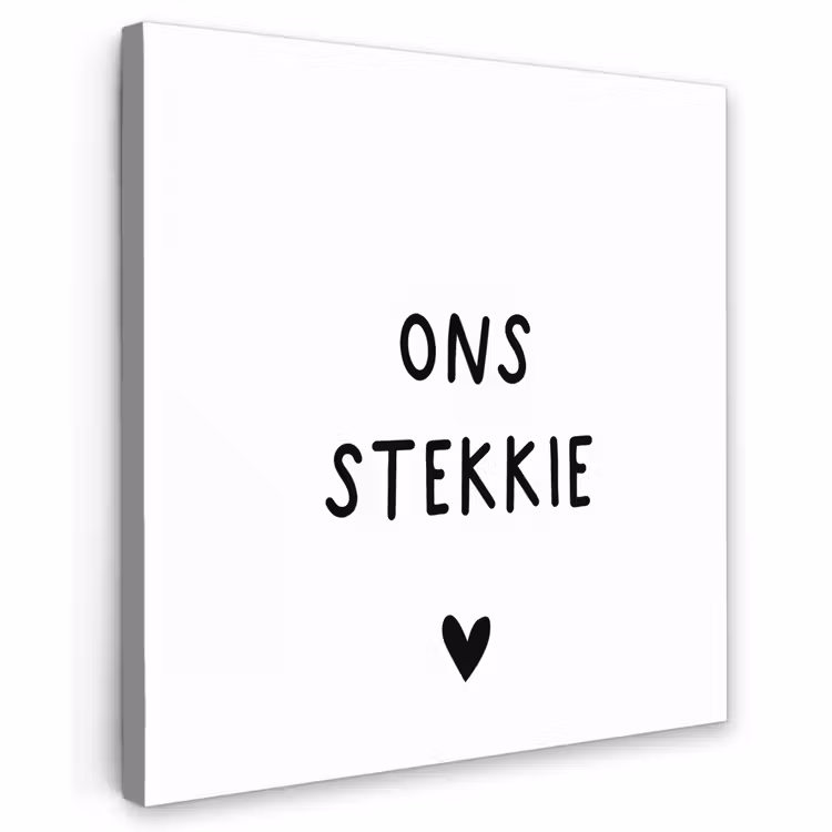 Buiten canvas - Ons stekkie - Spreuken - Quotes — 1