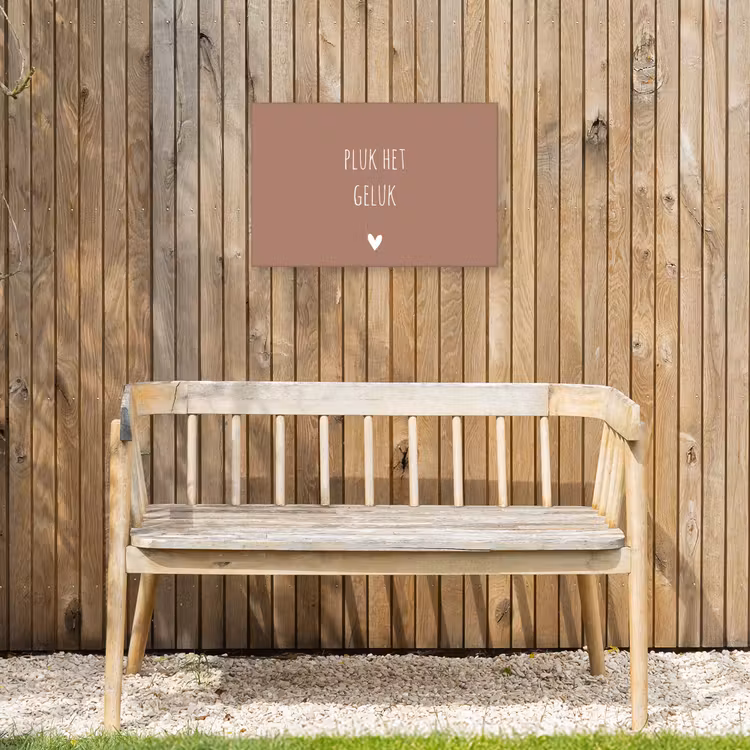 Buiten canvas - Pluk het geluk - Spreuken - Quotes — 3