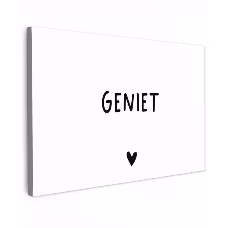 Buiten canvas - Quotes - Geniet - Spreuken — 1