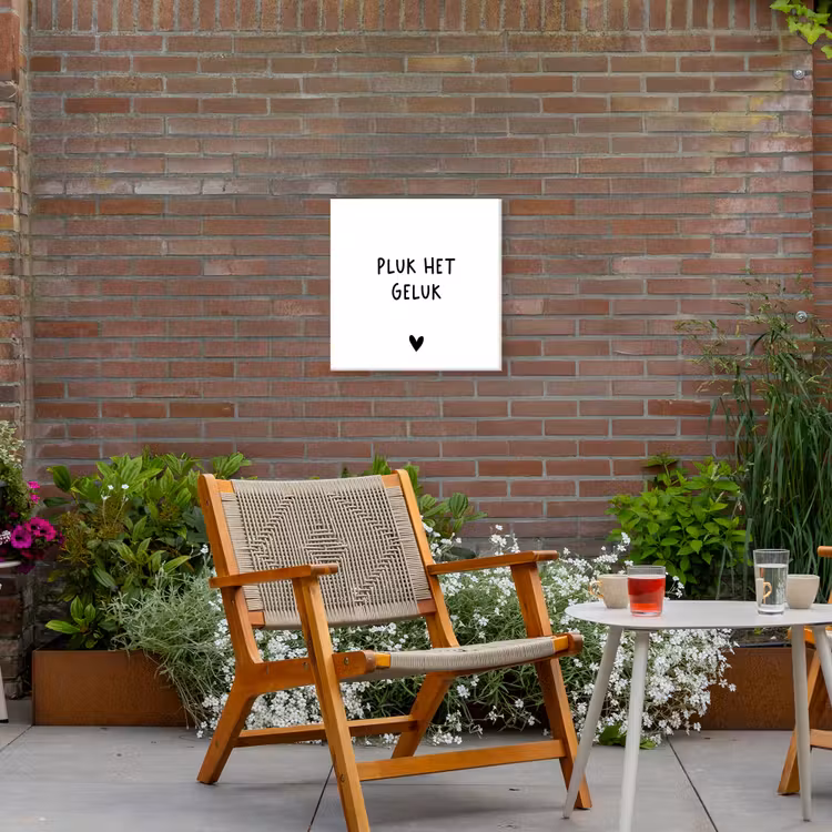 Buiten canvas - Quotes - Pluk het geluk - Spreuken — 2
