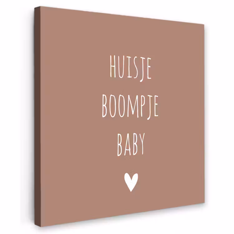 Buiten canvas - Quotes - Spreuken - Huisje boompje beestje — 1