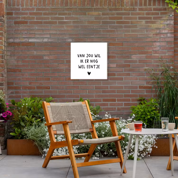 Buiten canvas - Quotes - Van jou wil ik er nog wel eentje - Spreuken — 2