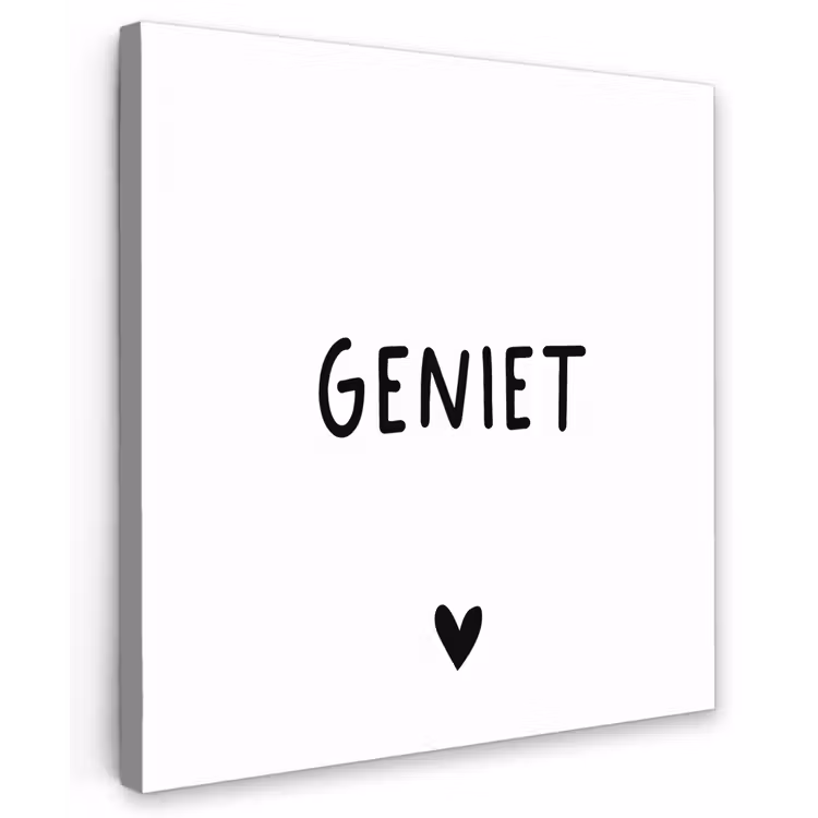 Buiten canvas - Spreuken - Geniet - Quotes — 1