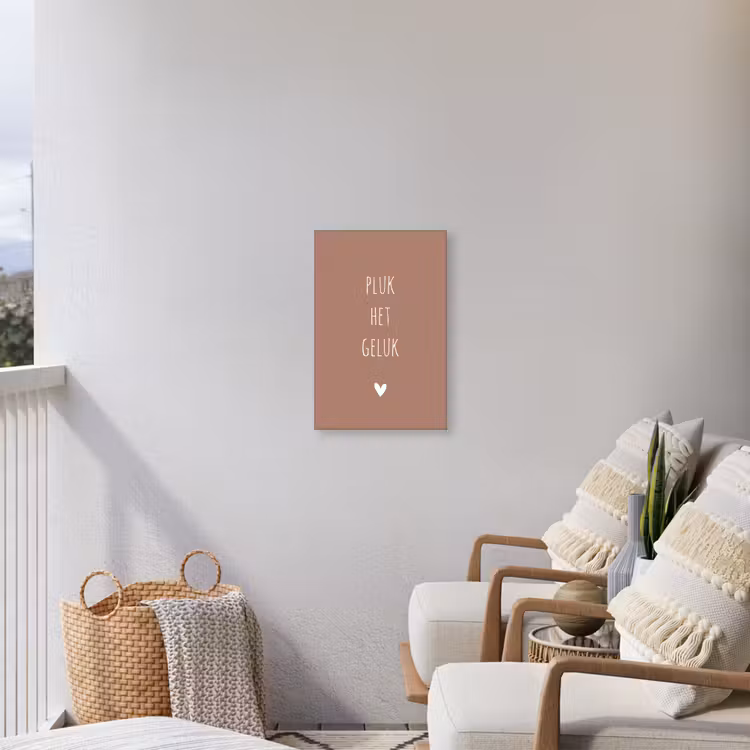Buiten canvas - Spreuken - Pluk het geluk - Quotes — 4