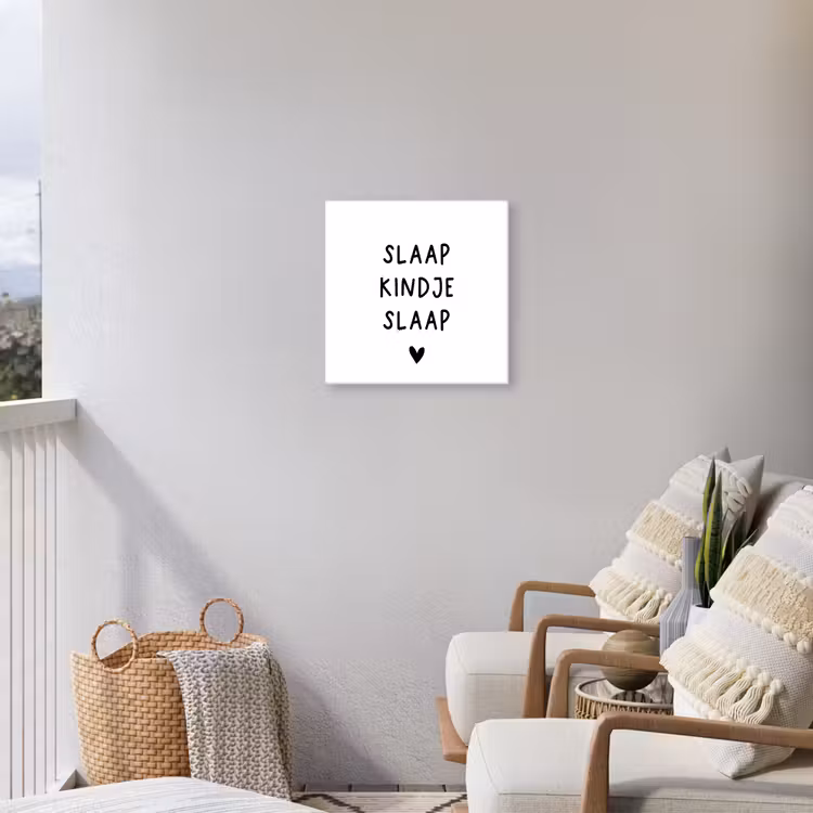 Buiten canvas - Spreuken - Quotes - Slaap kindje slaap — 4