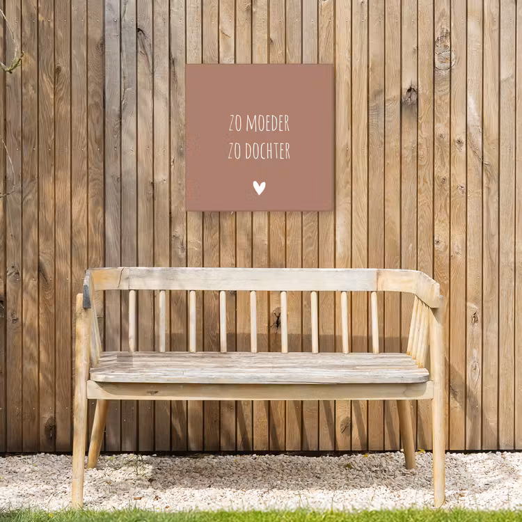 Buiten canvas - Spreuken - Zo moeder zo dochter - Mama - Dochter - Quotes — 3